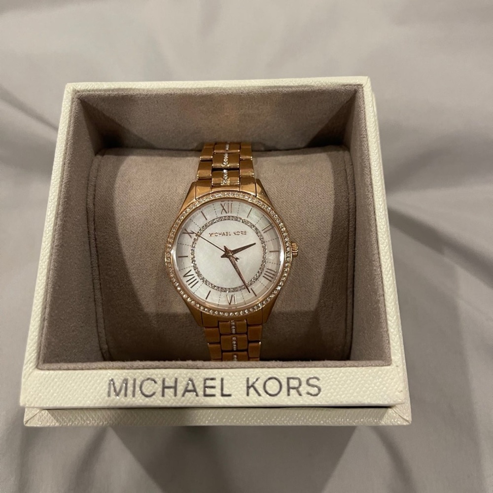 Michael Kors Women's Rose Gold-Tone Watch